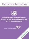 Diecisiete preguntas frecuentes acerca de los relatores especiales de las naciones unidas viñeta