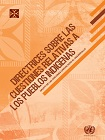 Directrices Sobre las Cuestiones Relativas a los Pueblos Indígenas viñeta