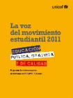 La voz del movimiento estudiantil 2011 viñeta