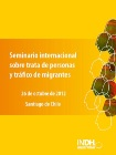 Seminario internacional sobre trata de personas y tráfico de migrantes viñeta